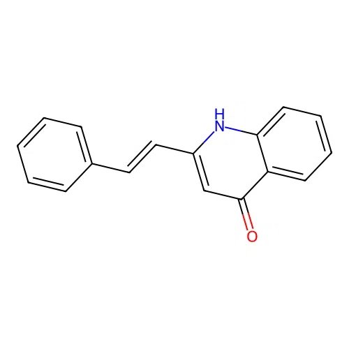 2-Styryl-1H-quinolin-4-one structure