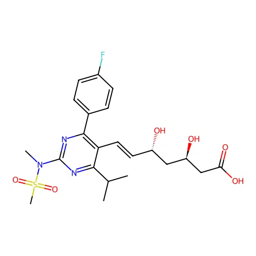 Rosuvastatin diastereomers structure