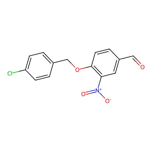 4-[(4-Chlorophenyl)methoxy]-3-nitrobenzaldehyde structure