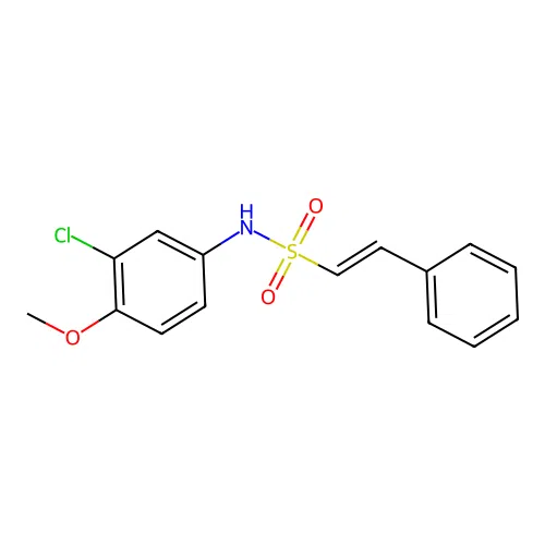 N-(3-chloro-4-methoxyphenyl)-2-phenylethene-1-sulfonamide structure