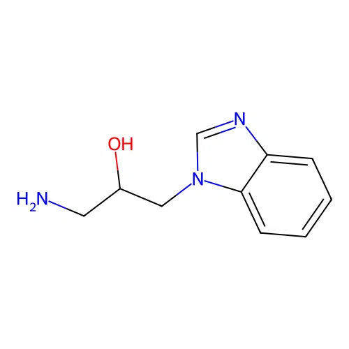 1-Amino-3-benzoimidazol-1-yl-propan-2-ol structure