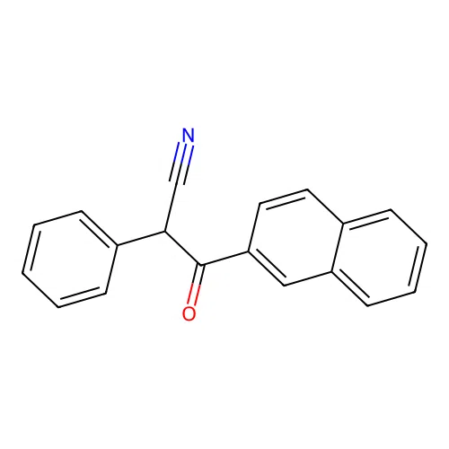 3-Naphthalen-2-yl-3-oxo-2-phenylpropanenitrile structure