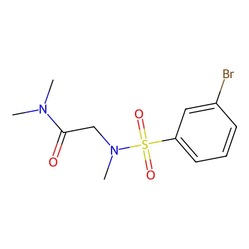 2-((3-Bromo-N-methylphenyl)sulfonamido)-N,N-dimethylacetamide structure
