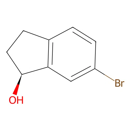 (1S)-6-bromo-2,3-dihydro-1H-inden-1-ol structure
