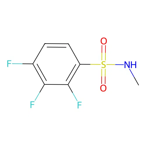 2,3,4-trifluoro-N-methylbenzenesulfonamide structure