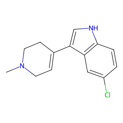 5-chloro-3-(1-methyl-1,2,3,6-tetrahydropyridin-4-yl)-1H-indole structure