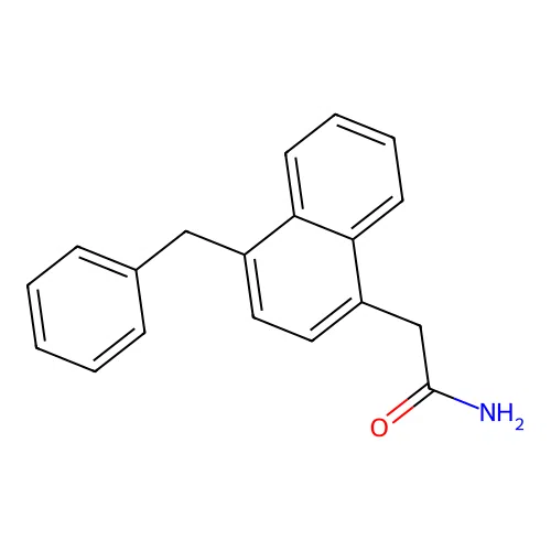 2-(4-Benzylnaphthalen-1-yl)acetamide structure