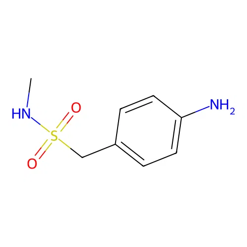4-Amino-N-methylbenzenemethanesulfonamide structure