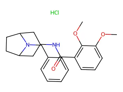 Tropapride hydrochloride structure
