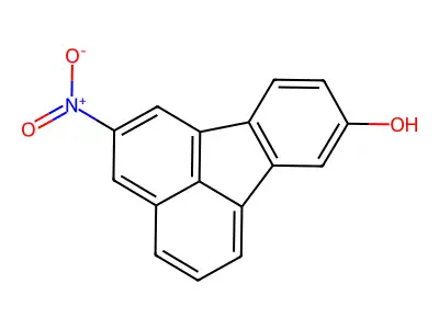 2-Nitro-8-fluoranthenol structure