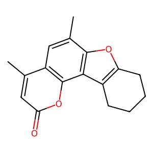 Tetrahydrobenzo-4,6-dimethylangelicin structure