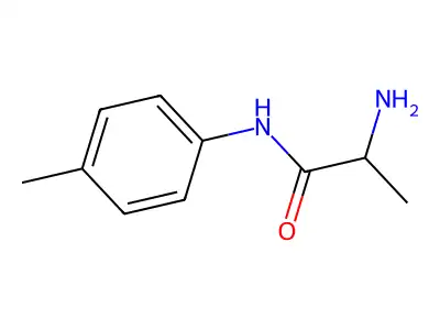 2-amino-N-(4-methylphenyl)propanamide structure