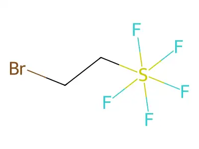 Sulfur,(2-bromoethyl)pentafluoro-, (OC-6-21)- structure