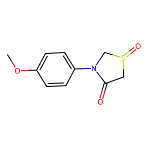 3-(4-Methoxyphenyl)-1lambda~4~,3-thiazolane-1,4-dione structure