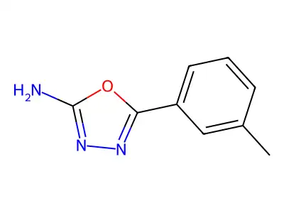 5-(3-Methylphenyl)-1,3,4-oxadiazol-2-amine structure