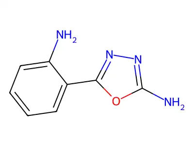 5-(2-Aminophenyl)-1,3,4-oxadiazol-2-amine structure