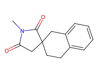 3,4-Dihydro-1'-methylspiro(naphthalene-2(1H),3'-pyrrolidine)-2',5'-dione structure