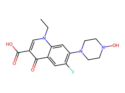 N-Hydroxy Norfloxacin structure