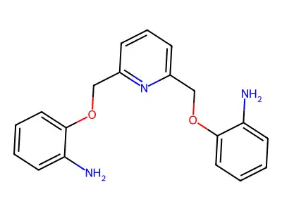 Benzenamine, 2,2'-[2,6-pyridinediylbis(methyleneoxy)]bis- structure