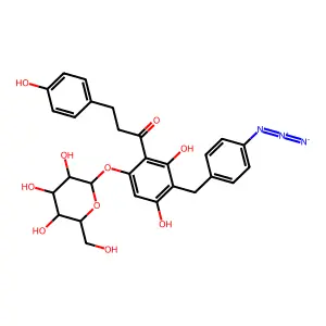 Phlorizinyl 5'-benzylazide structure