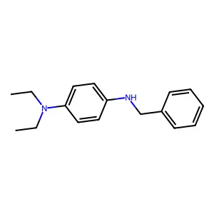 N1,N1-Diethyl-N4-(phenylmethyl)-1,4-benzenediamine structure