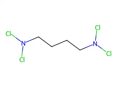 1,4-Butanediamine, N,N,N',N'-tetrachloro- structure