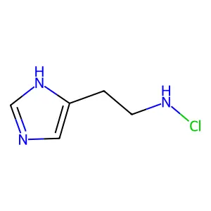 1H-Imidazole-4-ethanamine, N-chloro- structure