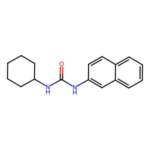 1-Cyclohexyl-3-naphthalen-2-ylurea structure