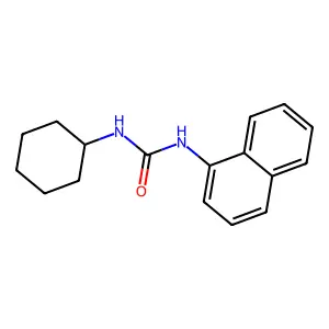 1-Cyclohexyl-3-naphthalen-1-ylurea structure