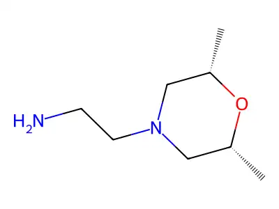 2-(2,6-Dimethylmorpholin-4-yl)ethanamine structure