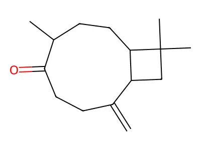 Bicyclo[7.2.0]undecan-5-one, 6,10,10-trimethyl-2-methylene- structure