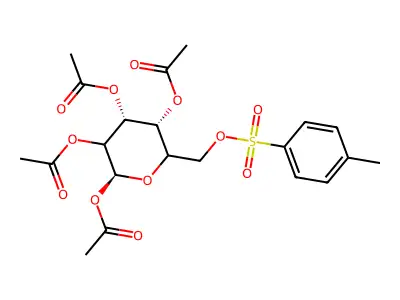 [4,5,6-Triacetyloxy-2-[(4-methylphenyl)sulfonyloxymethyl]oxan-3-yl] acetate structure