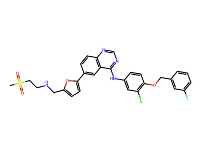 Lapatinib structure