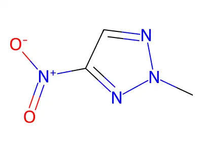 2-methyl-4-nitro-2H-1,2,3-triazole 1-oxide structure