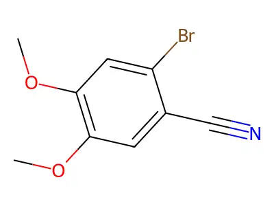 2-Bromo-4,5-dimethoxybenzonitrile structure