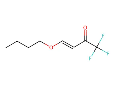 Butoxyvinyl trifluoromethyl ketone structure