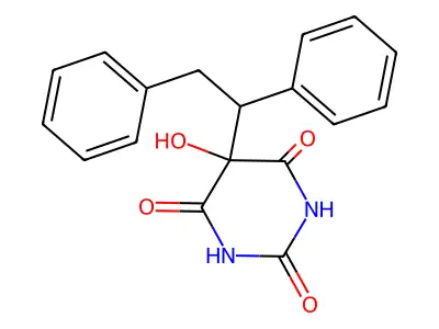 5-(1,2-Diphenylethyl)-4,5,6-trihydroxypyrimidin-2(5H)-one structure