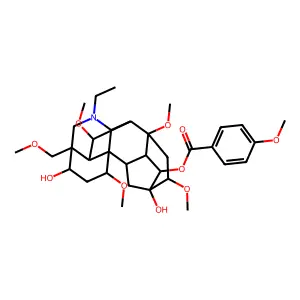 Anthracene, 9-(((2-chloroethyl)thio)methyl)-10-methyl- structure