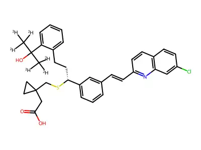 montelukast structure