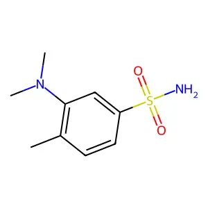 Benzenesulfonamide, 3-amino-N,N,4-trimethyl- structure
