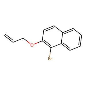 1-Bromo-2-allyloxynaphthalene structure