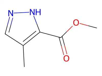 Methyl 4-methyl-1H-pyrazole-3-carboxylate structure