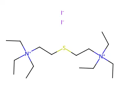 Ammonium, thiodiethylenebis(triethyl-, diiodide structure