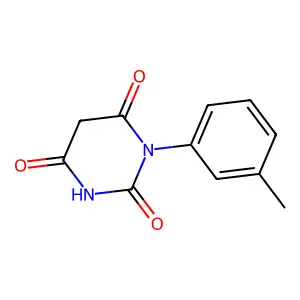 1-(3-methylphenyl)pyrimidine-2,4,6(1H,3H,5H)-trione structure