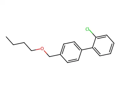 1,1'-Biphenyl, 4'-(butoxymethyl)-2-chloro- structure
