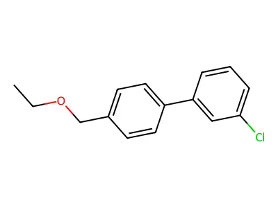 1,1'-Biphenyl, 3-chloro-4'-(ethoxymethyl)- structure
