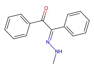 2-(Methylhydrazinylidene)-1,2-diphenylethanone structure