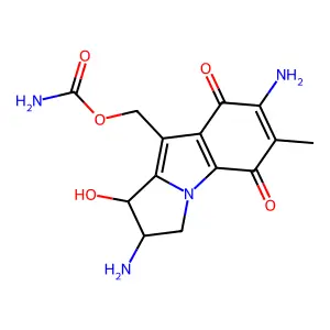 2,7-Diamino-1-hydroxymitosene structure