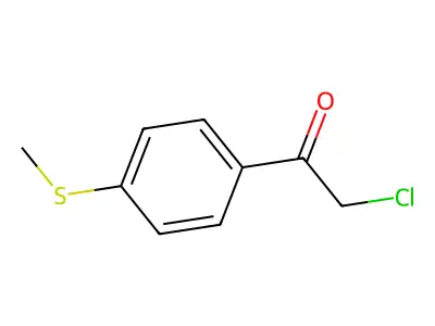 2-Chloro-1-(4-(methylsulfanyl)phenyl)ethan-1-one structure