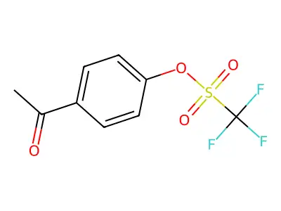 4-Acetylphenyl Trifluoromethanesulfonate structure